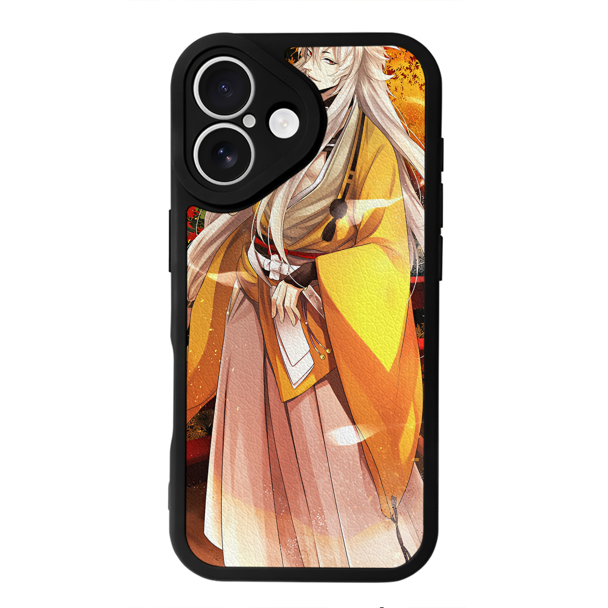 （画像用） 刀剣乱舞 Touken Ranbu 【iPhone 16シリーズ対応】シリコンスマホケース（レザー調） 材質：シリコン
